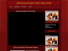 Tablet Screenshot of chatgirlsex.com